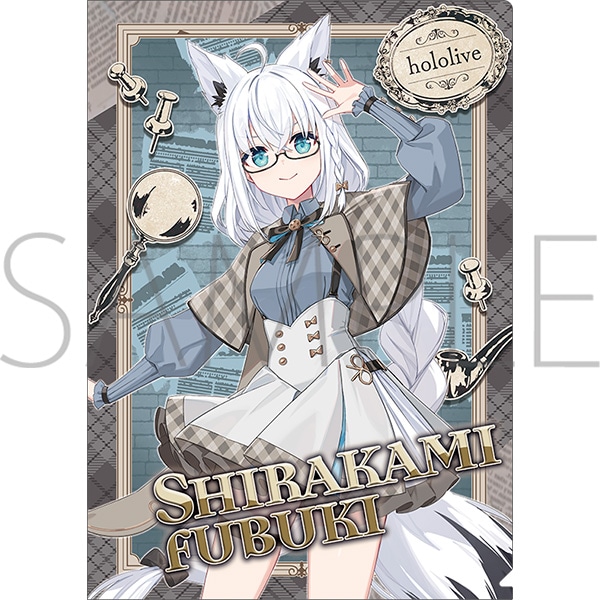 [Pre-order] hololive - Detective and Phantom Thief, Mystery Hidden in the Museum - Clear File Shirakami Fubuki